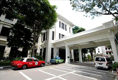 Side View of the Hospital - Alexandra Hospital