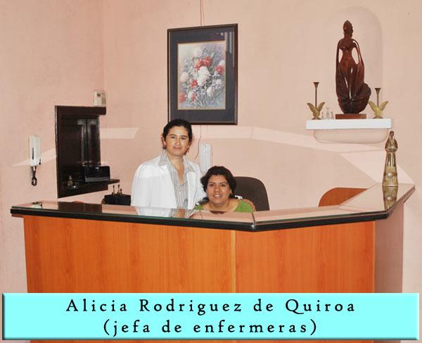 Reception Area - Clinica Quiroa